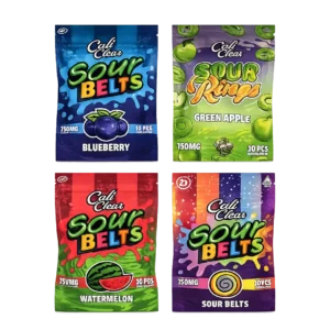 750mg Cali Clears Sour Belts